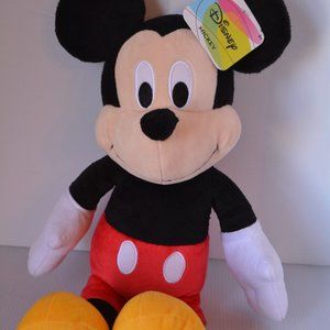 NWT Disney Just Play Classic Mickey Mouse 19" Lovey Stuffed Animal Doll Plush